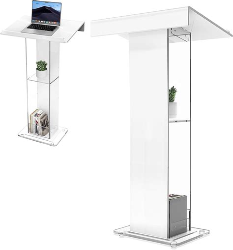Devloutt Acrylic Podium Stand, Ultra Clear 45 Pulpits for India | Ubuy