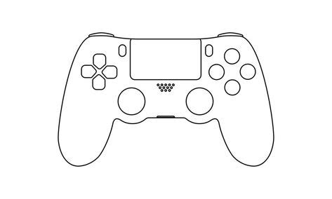Image result for PS5 Controller Line Drawing