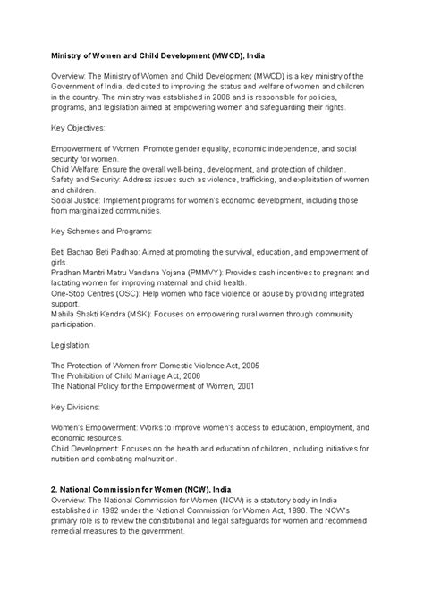 Unit 5 GS - Gender studies - Ministry of Women and Child Development ...