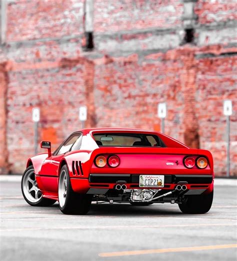 Retro Red Ferrari 288 GTO