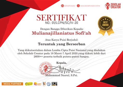 Publikasi Karya Bersama Sekolah Creator | Mulianajillaniatus Sofi'ah’s ...