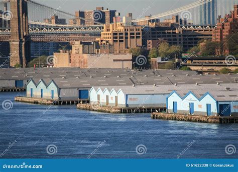 Red Hook Container Terminal Editorial Stock Photo - Image of freight ...