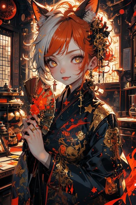 Anime-style illustration of a | image created by maehara | Tensor.Art