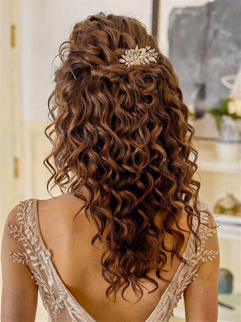 Wedding hair down curly 60 photos - Astyledwedding.com