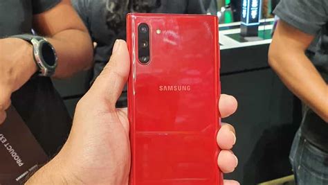 Image result for Galaxy Note 10 Red