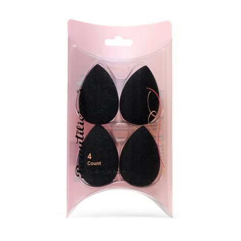 4 PCS Teardrop Black Blender with Travel Case - Flawless Blender ...