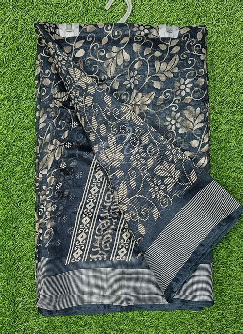 Elegant Jute Cotton Saree – Siri Collections