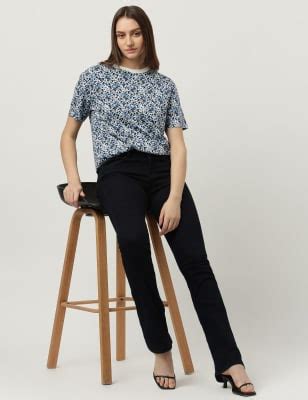 Pure Cotton Printed Round Neck T-Shirt