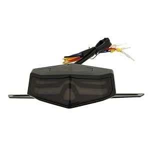 CARIZO Bike Bilinking Tail/Brake Light (Multicolour) for Bajaj XCD 135 ...