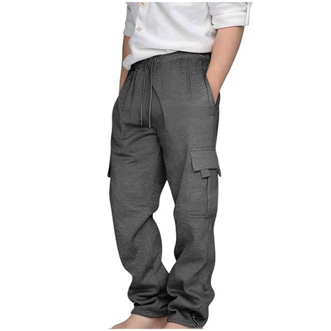 TSHXS Cargo Pants For Boys Boys Black Pants Boy'S Cargo Joggers Pants ...