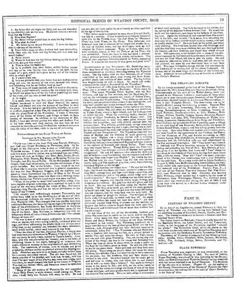 History, Ohio 1879 - Old Town Map Reprint - Wyandot County Atlas 12 ...