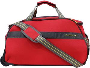 ARISTOCRAT Dream Duffel Strolley Duffel With Wheels (Strolley) Red ...