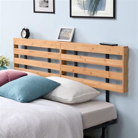 Amazon.com - HW COMFORT Bamboo Headboard, King/Cal King Size ...