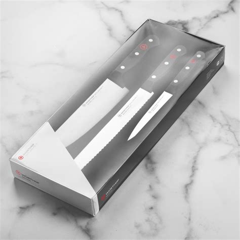 Wusthof Gourmet Knife Set - 3 Piece – Cutlery and More
