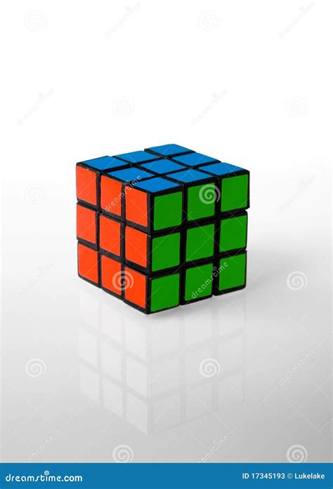 Rubik S Cube Whit Rgb Colors Editorial Stock Photo - Image of cubes ...