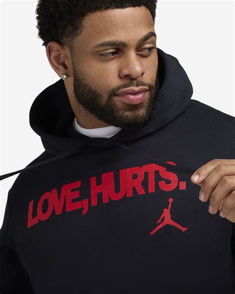 Shop Jordan Jalen Hurts Love Hurts Hoodie IQ3843-010 black | SNIPES USA