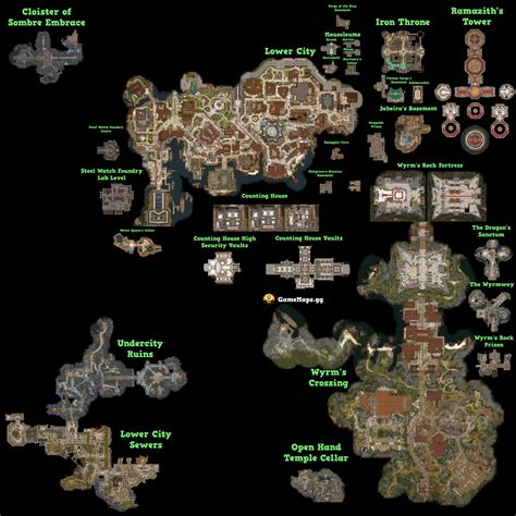 Baldur S Gate Cloakwood Map