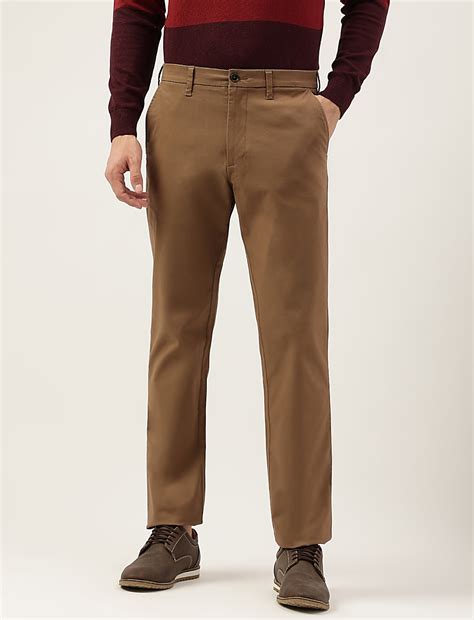 Buy Regular Fit Cotton Mix Plain Chinos at Marks & Spencer