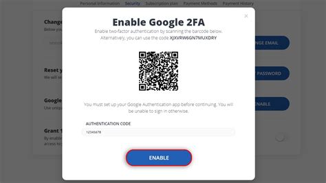 Image result for Google Authenticator 2FA Code