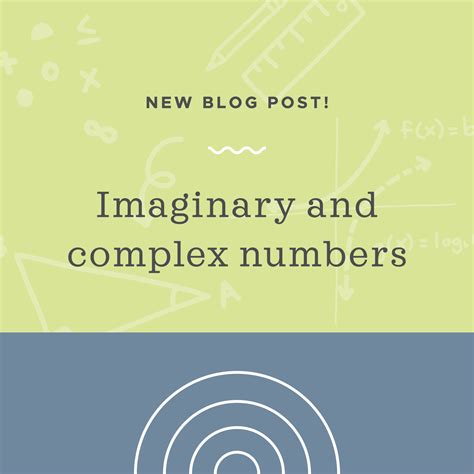 Image result for Why Do We Need Imaginary Numbers