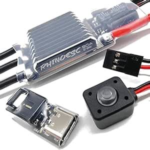 Buy RhinoESC AM32 Crawler ESC 80A Power System 2-8S BEC 5.20-8.2V ...