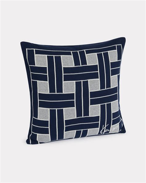 Funda de cojín bordada 'KENZO Weave' | KENZO