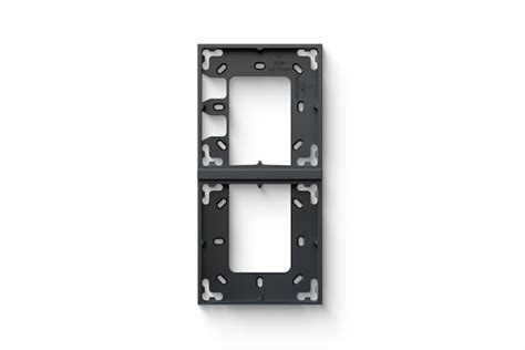 Montagerahmen 2-fach Anthrazit | Loxone Shop