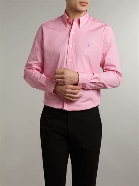 Pink Mens Polo Shirt Long Sleeve at Richard Schrader blog