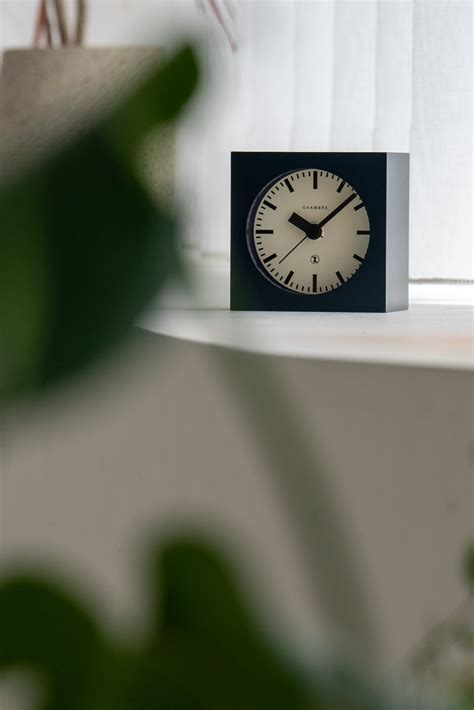 BLOCK DESK CLOCK BLACK | シャンブル【CHAMBRE】byインターゼロ