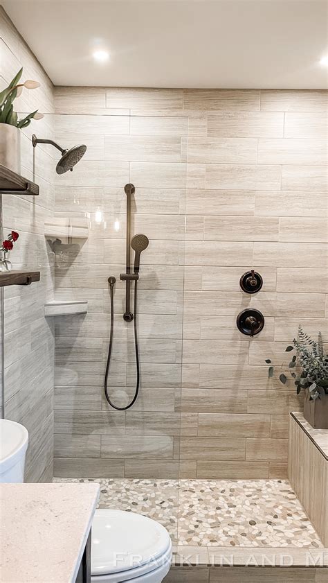 River Rock Bathroom Floor Bring The Pleasures Of Water Smoothed