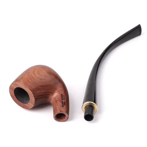 Buy Pipa de tallo largo Churchwarden hecha a mano pipa de madera para ...