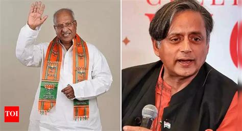 Tharoor invincible in Thiruvananthapuram seat: BJP leader O Rajagopal ...