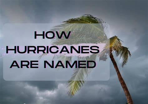 Who Names Hurricanes