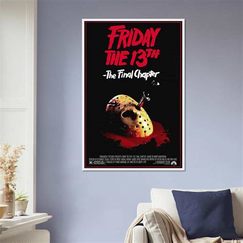 Friday The 13th Movie Poster, Classic Movie Friday The 13th Poster ...
