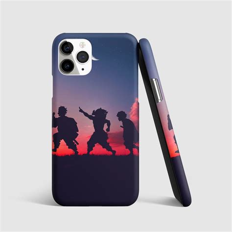 Demon Slayer Trio - Aesthetic Anime Phone Case