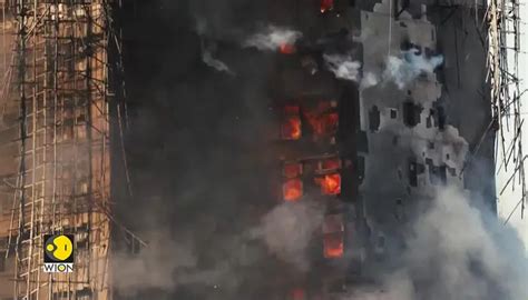 Hong Kong: Fire Engulfs Multiple High-Rise Blocks, Many Feared Trapped
