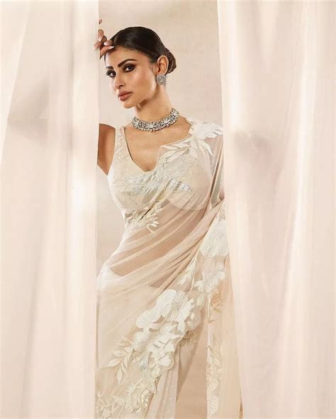 White Hot: Saree Styles Inspired by Mouni Roy