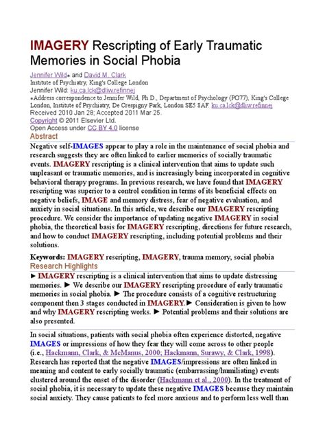 Image result for Schema Therapy Example of Imagery Rescripting