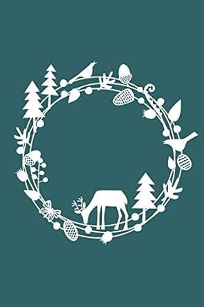 Buy Notes: A Blank Isometric Graph Paper Notebook with Forest Deer ...