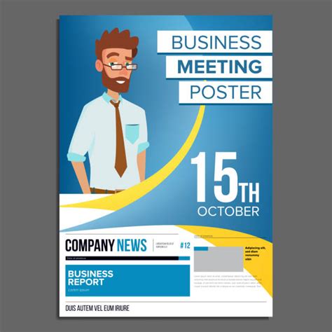 Business Meeting Invitation Poster 的图像结果