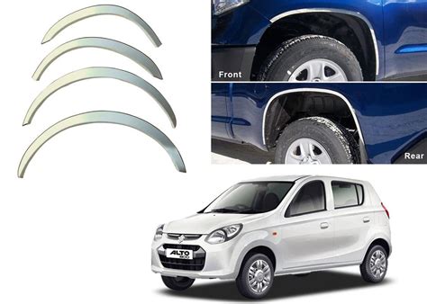 Auto Pearl Wheel Arches Fender Trim Wheel Arch Tuning Chrome Set of ...
