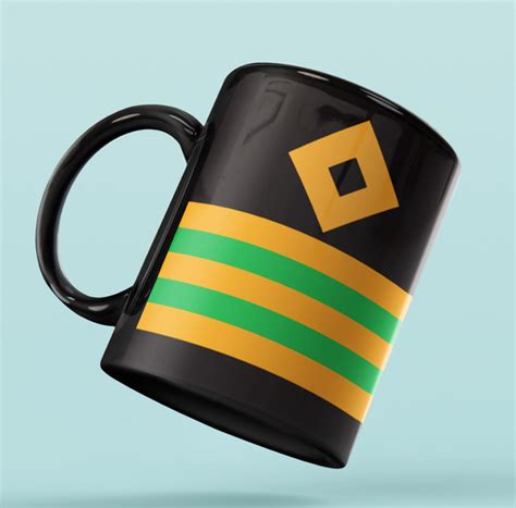 Rank Mug-ETO-3 STRIPES-BK – Nautical Kart