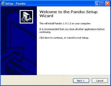 Pandoc 2.8 Download - pandoc.exe
