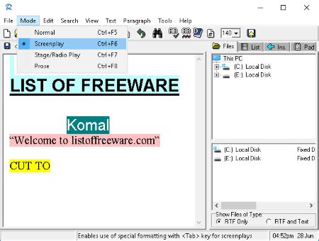 Image result for Screenplay Software