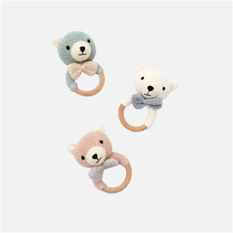 TOTO-The Knitted Cotton Rattle – Bambini