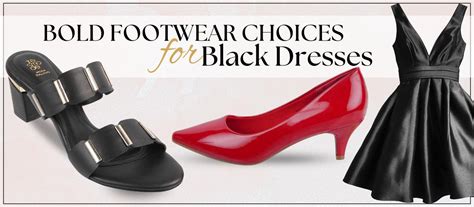 Match perfect footwear for women with your black dress