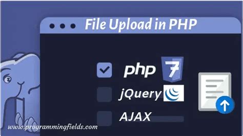 Image result for File Upload along with Input Fields in Form Using AJAX JQuery PHP