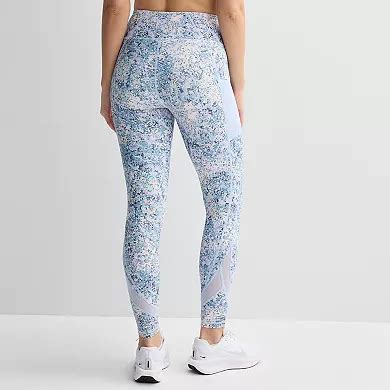 Women's Tek Gear® Ultrastretch Mesh Pieced 7/8 Leggings