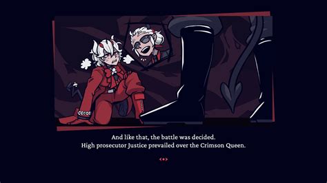 justice and beelzebub (helltaker) drawn by boxman | Danbooru