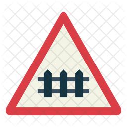 Image result for Level Crossing Icon